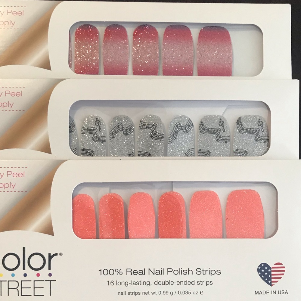 Color Street 3 nail polish bundle